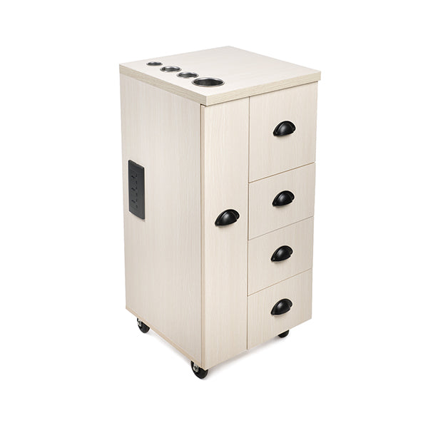 Mueble Auxiliar Multiuso Jazz Para Tocador De Caballero Roble Claro