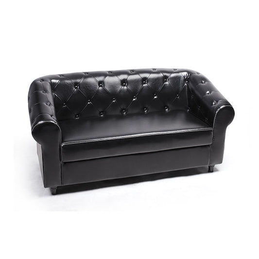 Sillon De Espera Karpatos 2 Puestos Negro Brillo 079
