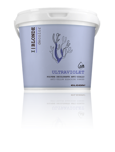 Polvo Decolorante Elgon Blueberry Bleach morado anti-amarillo 500g