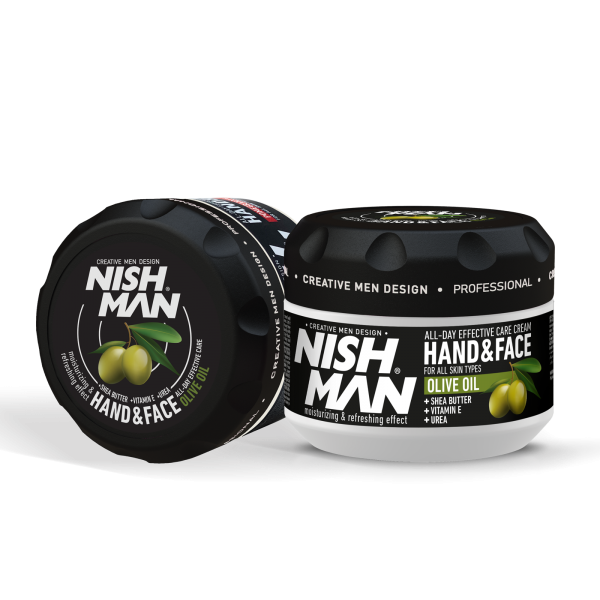Nishman Crema Para Manos y Rostro Extracto De Oliva 300 ml