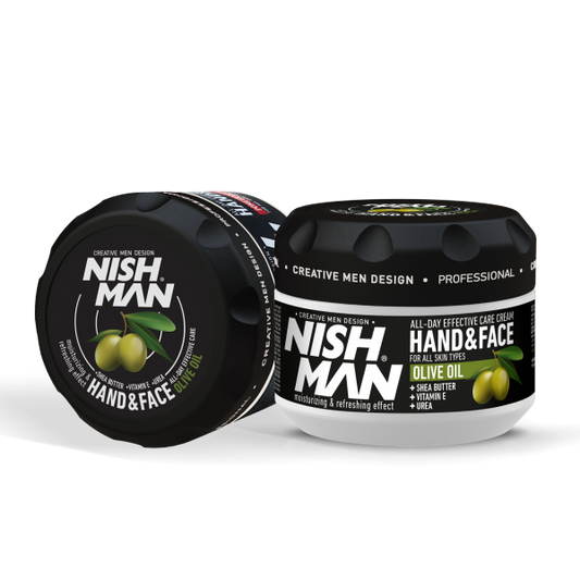 Nishman Crema Para Manos y Rostro Extracto De Oliva 300 ml