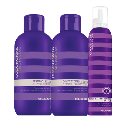 Pack Mantenimiento Elgon ColorCare Silver 3 productos