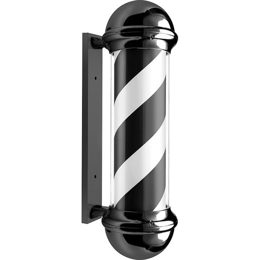 Polo Barbero Blanco-Negro