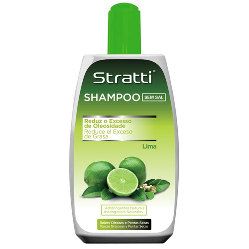 Champú Stratti Lima con Keratina sin sal 400ml