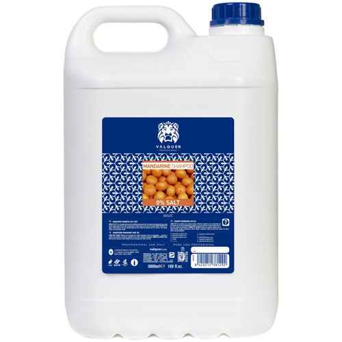 Champú Valquer Mandarina suave sin sal 5L