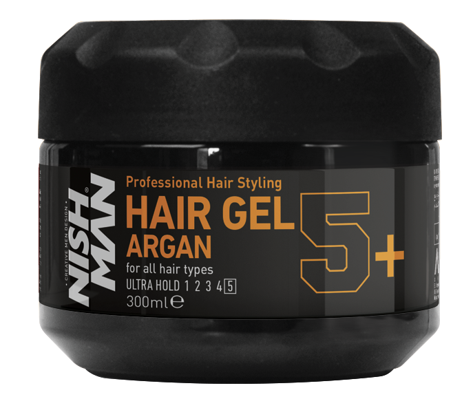 Nishman Ultra Holding Gel Para El Cabello Extracto De Argán 5+ 300 ml