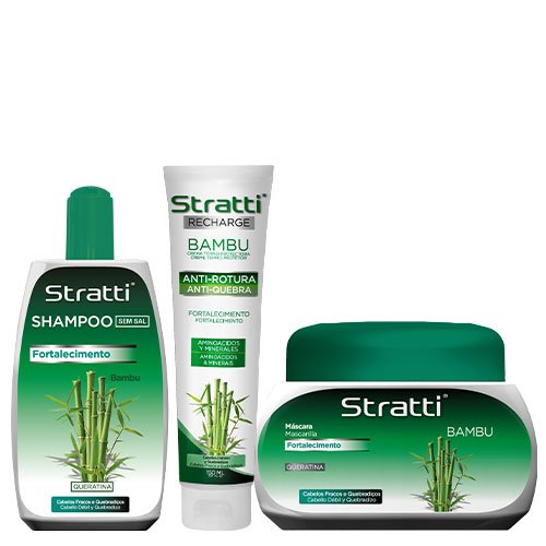 Pack Mantenimiento Stratti Bambú 3 productos