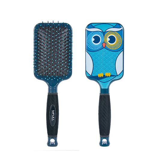 Cepillo Raqueta Buho Turquoise Bifull