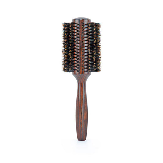 Cepillo Madera De Ebano Redondo Cerdas 100% Jabalí Ebony Nº 78 Bifull