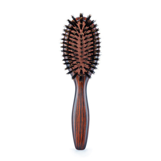 Cepillo Madera De Ebano Ovalado Cerdas 100% Jabali Ebony Small Bifull