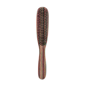 Cepillo Rectangular Striped Wood Purple Bifull