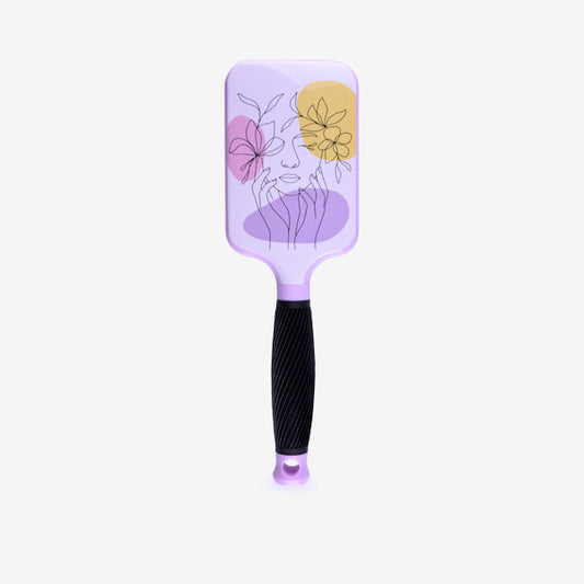 Cepillo Raqueta Lila Pastel Silhouette Bifull