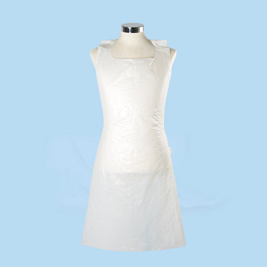 Delantal Blanco Desechable 84 X 110 Cm  (Pack 100 Un)