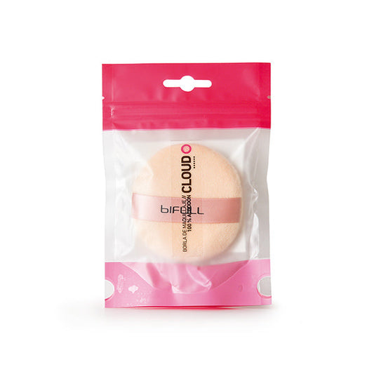 Borla Maquillaje 100% Algodón  7,5 Cm · Cloud · Bifull