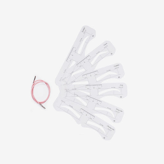 Plantilla Para Cejas Vixie Talla M 6 Unds Bifull