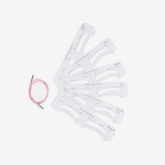 Plantilla Para Cejas Vixie Talla L 6Unds Bifull