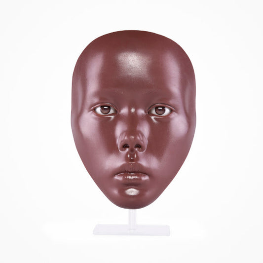 Maniquí Facial Para Práctica De Maquillaje Interacting Makeup Dark Bifull