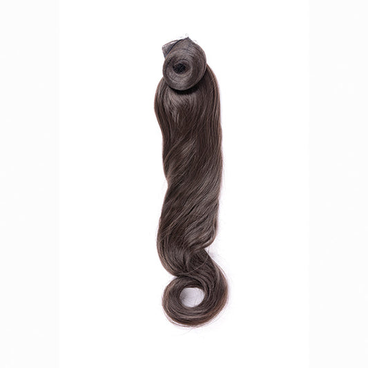 Coleta Rizada 50Cm Mod 4 Castaño