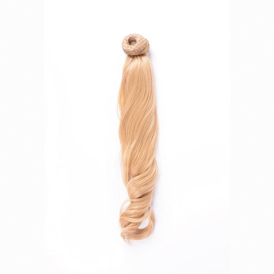 Coleta Rizada 50Cm Mod 86 Rubio Platino Dorado