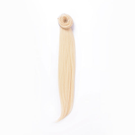 Coleta Lisa 50Cm Mod 613 Rubio Platino Natural