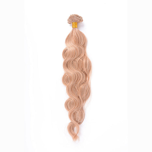 Extension 50Cm Rizada Mechas Mod 27-613 Rubio Claro/Rubio Platino Natural
