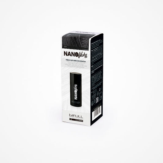 Nano Fibers Fibras Capilares Con Keratina Negro Bote 25 Gr. Bifull