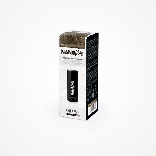 Nano Fibers Fibras Capilares Con Keratina Marrón Bote 25Gr. Bifull