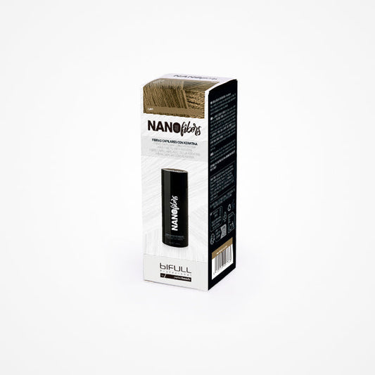 Nano Fibers Fibras Capilares Con Keratina Marrón Claro Bote 25Gr. Bifull