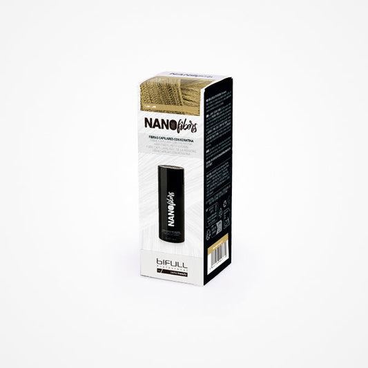 Nano Fibers Fibras Capilares Con Keratina Rubio Claro Bote 25Gr. Bifull