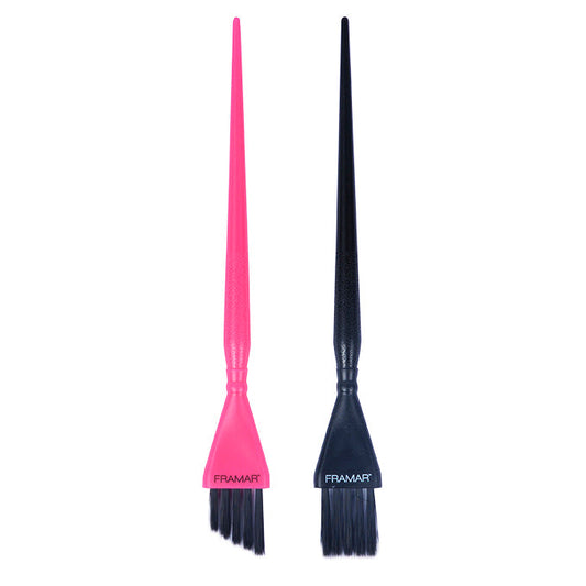Kit De Brochas De Color Para Balayage (Rosa Y Negra) Framar