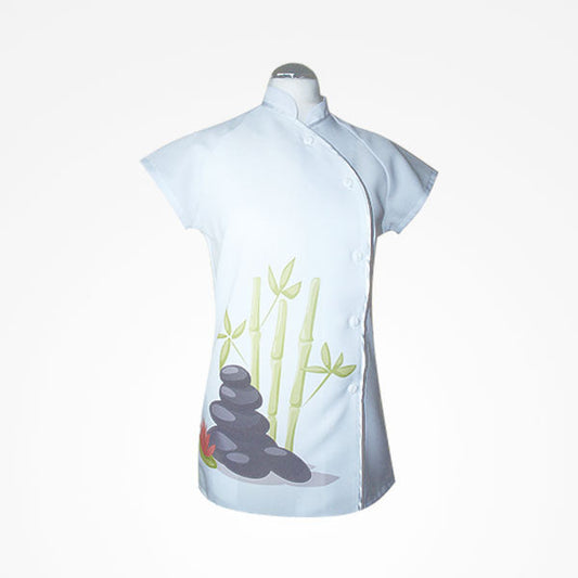 Chaqueta Con Mangas Blanca Estampada Talla 42 Harmony White Mod. 608