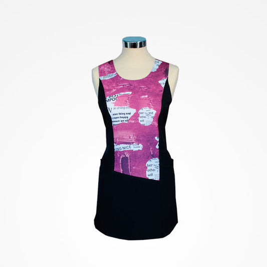 Chaqueta Negra Estampada Talla Única Arco-Iris Dadá Pink Mod. 830