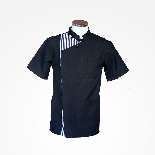 Chaqueta Negra Con Rayas Talla 44 Barber Proper Stripes Mod. 2012.03