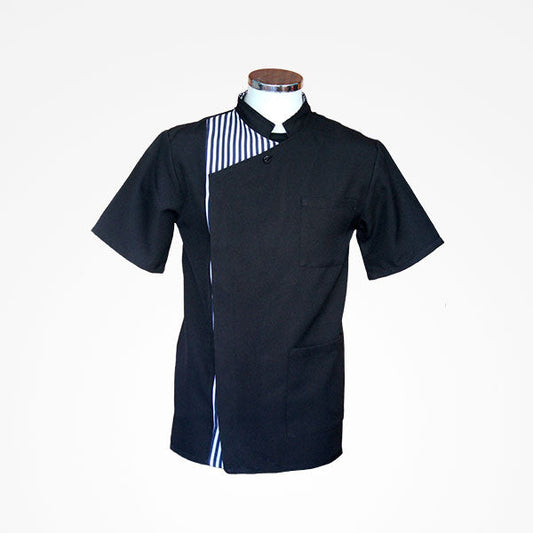 Chaqueta Negra Con Rayas Talla 44 Barber Proper Stripes Mod. 2012.03