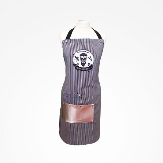 Delantal Barber Con Rayas Talla Única Barber Cotton Stripes Mod. 150