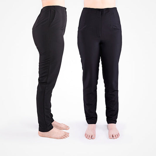 Pantalón Cintura Alta Negro Antibacteriano Talla 44 Jorpal