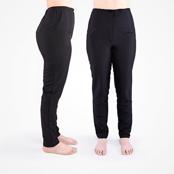 Pantalón Cintura Alta Negro Antibacteriano Talla 46 Jorpal
