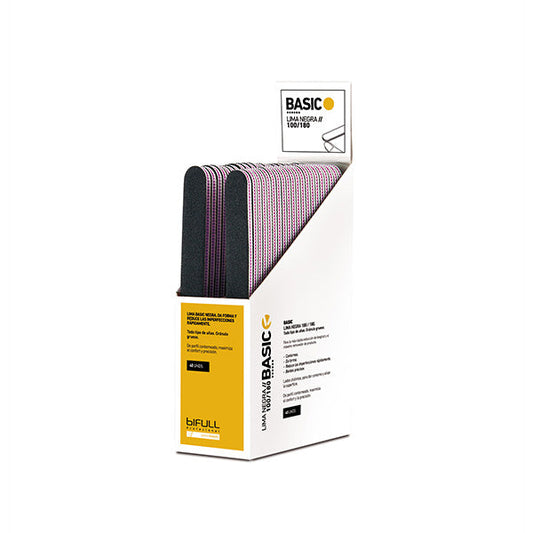 Lima Negra Basic 100/180 Expositor 40 Unds Bifull