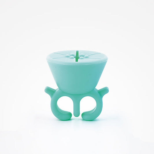Anillo Soporte Para Botella De Esmalte Top Finger Green Bifull