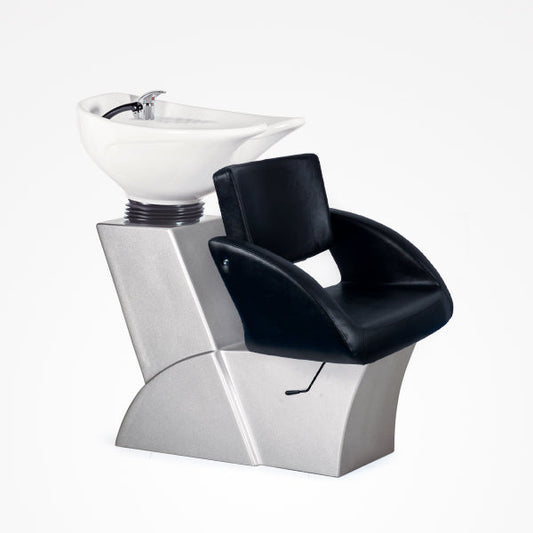Lavacabezas Perth Sillón Sirius Negro Con Respaldo Inclinable