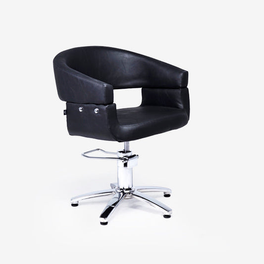 Sillon Rodas Con Base De Estrella Cromada, Bomba Hidraulica Y Reposapie