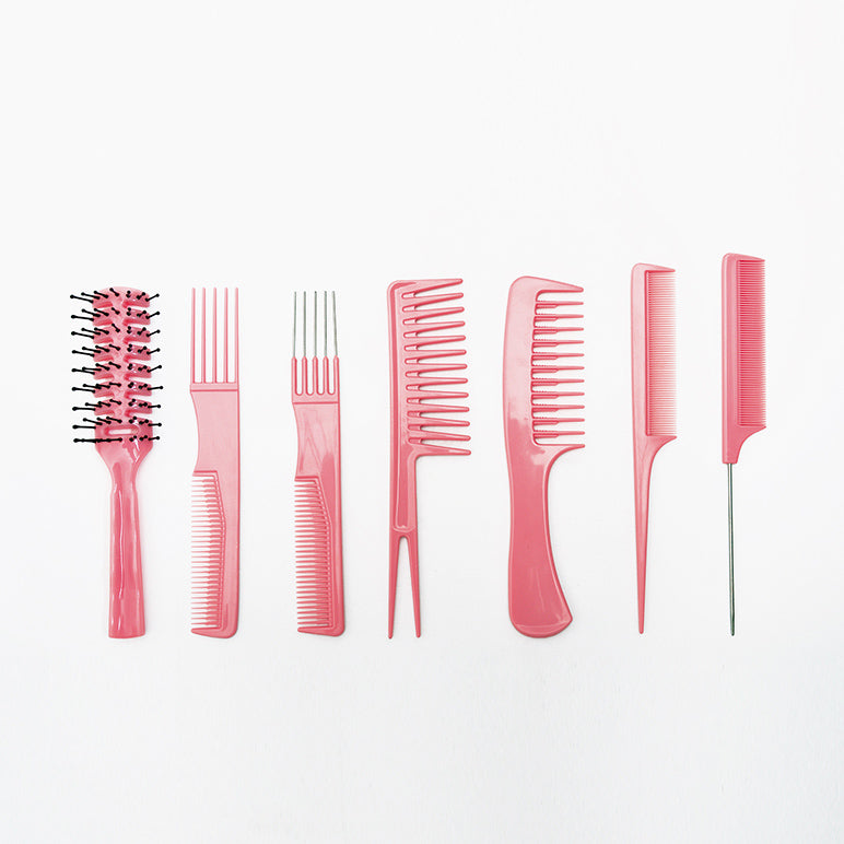 Set 7 Peines Y Funda Gea Pink Bifull