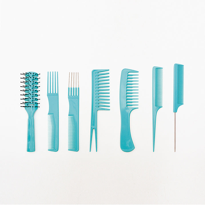 Set 7 Peines Y Funda Gea Blue Bifull