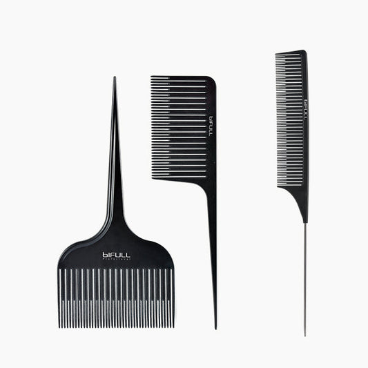Kit Peines Mechas Babylight Negro (Pack 3 Unids)