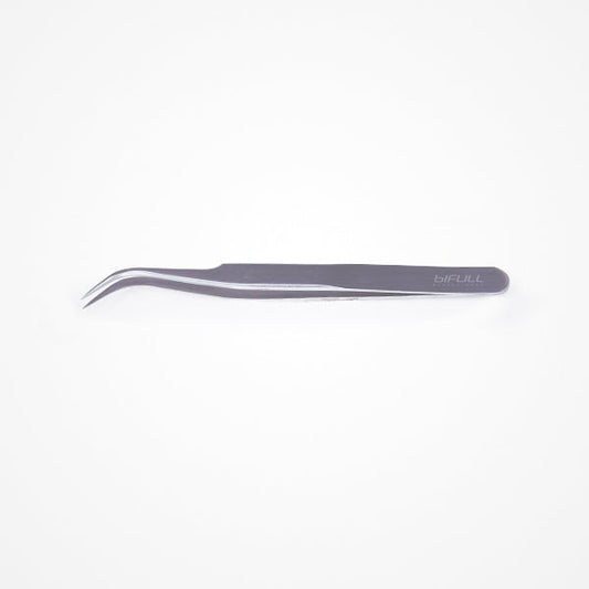 Lashy C-Tweezers · Pinza Extensiones De Pestañas Punta Curvada (11,8 Cm)
