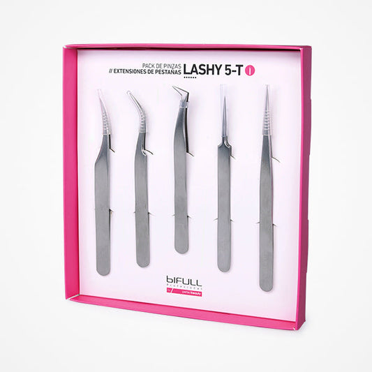 Lashy 5T · Pack De Pinzas Para Extensiones De Pestañas (Pack 5 Uds)