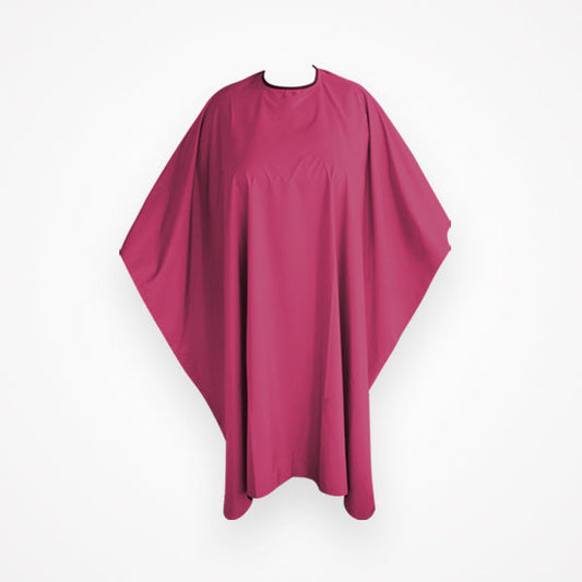 Capa De Corte Basic Rosa Polyester Cierre Corchete 128*148Cm Bifull