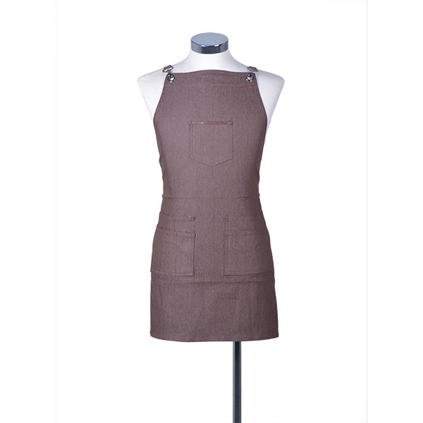 Delantal Nika Marrón Polyester 65*76Cm Bifull