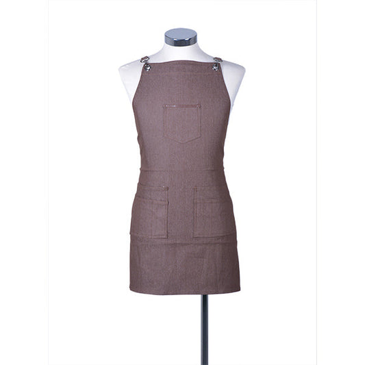 Delantal Nika Marrón Polyester 65*76Cm Bifull