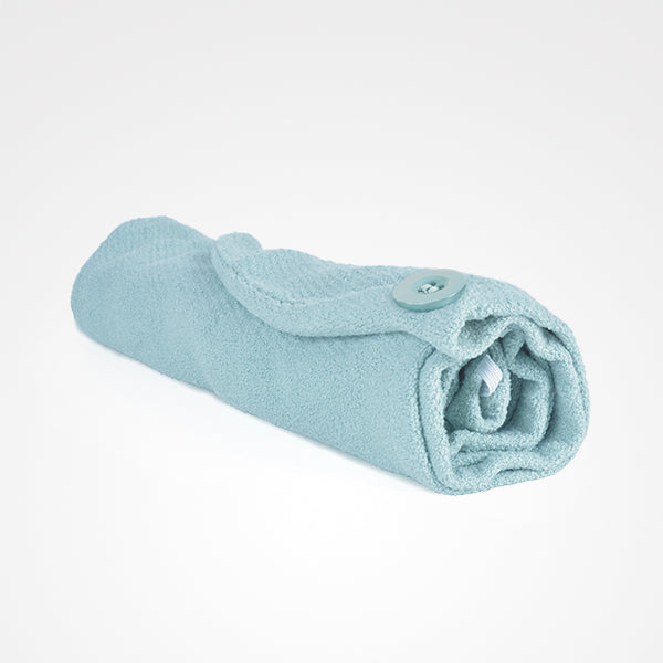 Toalla Turbante De Microfibra Celeste African Towel